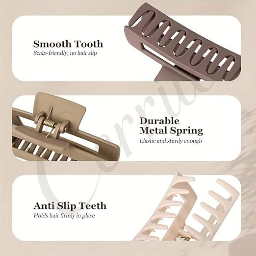Hair Claw Clips For Women Random Color - SHL0130