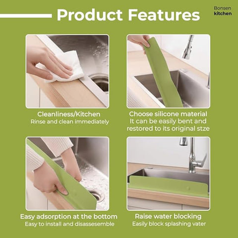 Silicone Sink Splash Guard For Kitchen - SHL0132