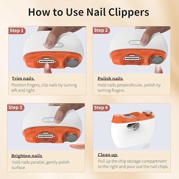 Electric Nail Trimmer 2 In 1 - SHL0134