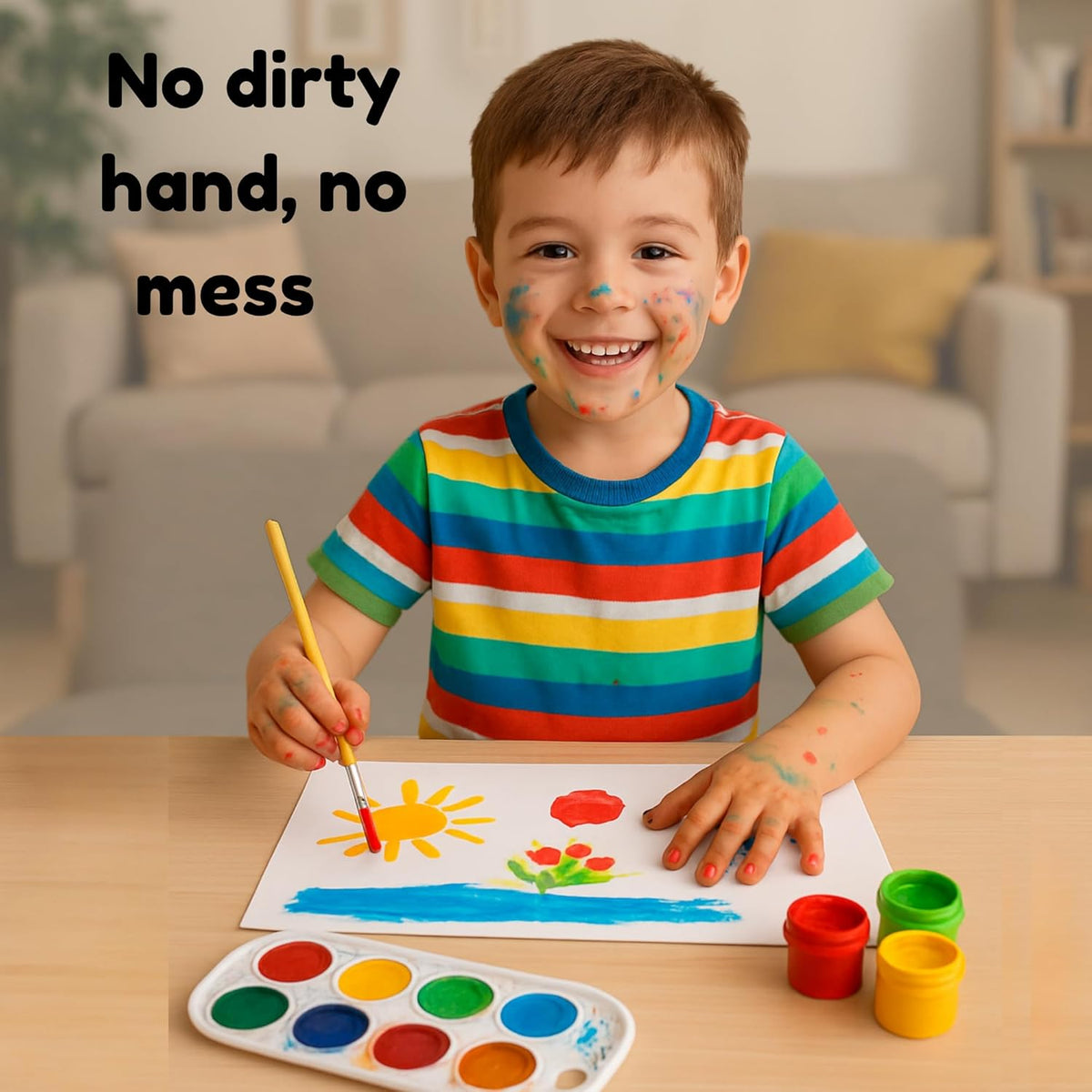 Water Drawing Mat For Kids With 2 Refillable Water Pens - SHL0135