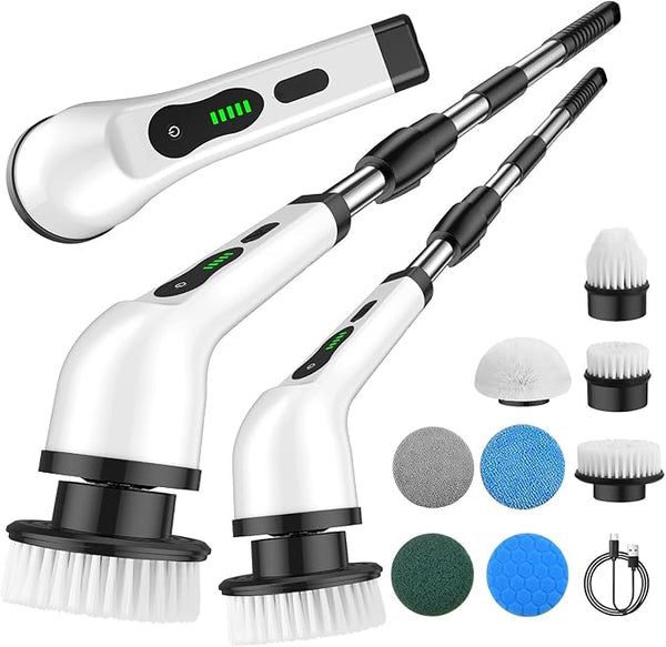 9 In 1 Electric Spin Scrubber Electric Cleaning Brush For Home And Bathroom - SHL0137