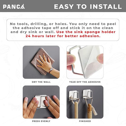 Stainless Steel Multipurpose Sponge Holder Pack of 2 - SHL0141