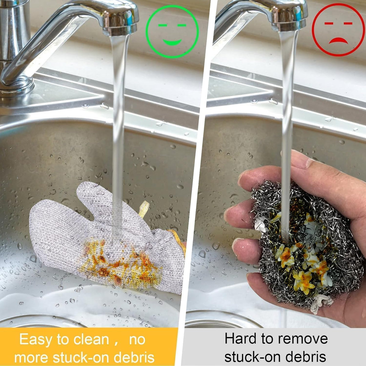 Non Scratch Wire Dishwashing Hand Gloves 1 Pair - SHL0142
