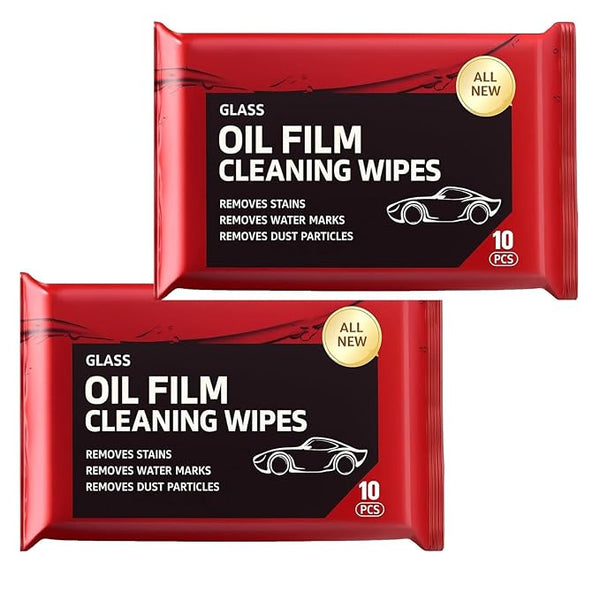 Car Oil Film Glass Cleaning Wipes (Pack of 4) - SHL0143