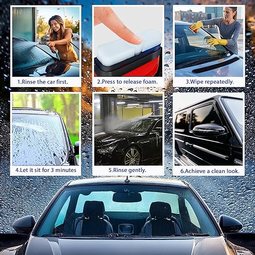 Car Oil Film Glass Cleaning Wipes (Pack of 4) - SHL0143