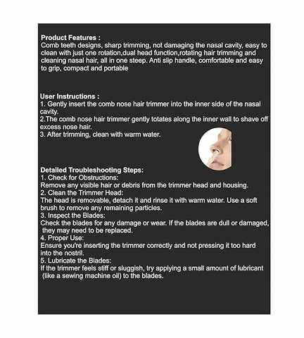 Nose Hair Removal Pack of 3  - SHL0144