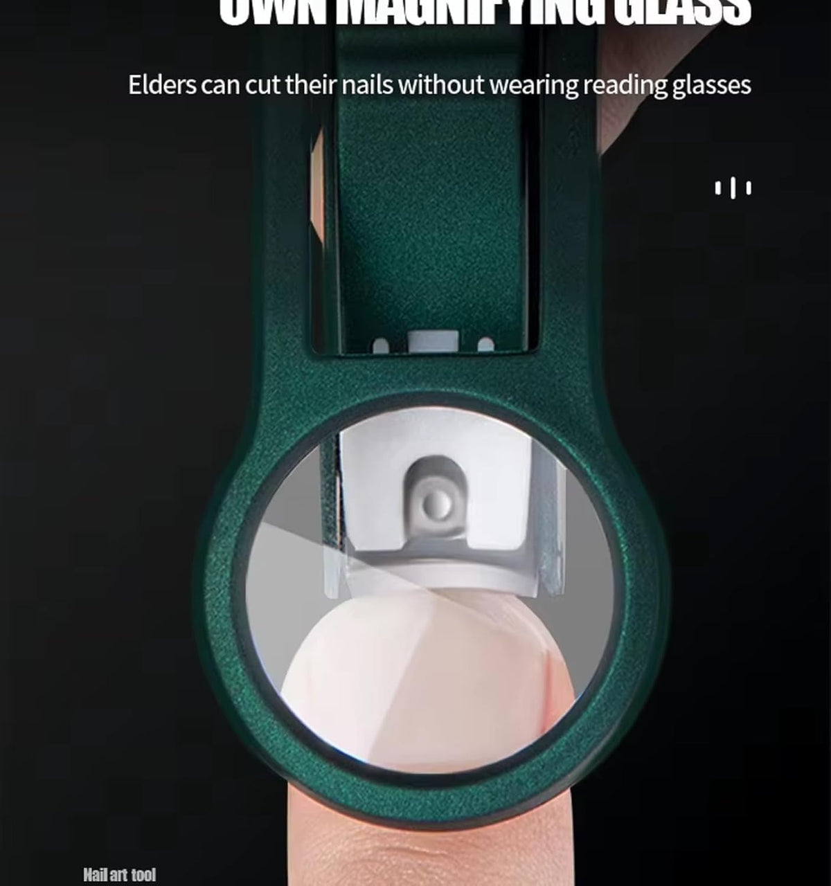 3X Zoom Lens Nail Cutter - SHL0145