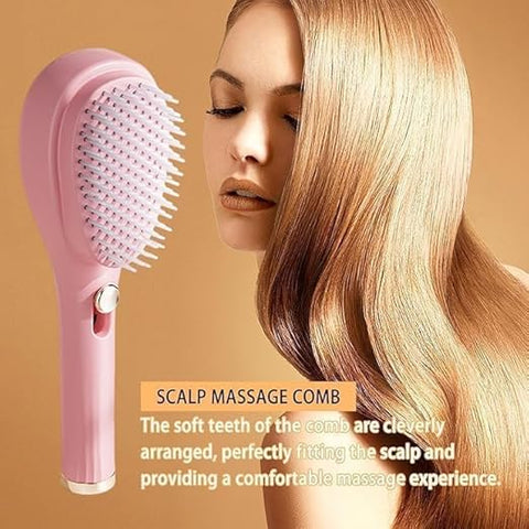 Self - Cleaning Anti - Static Massage Comb - SHL0147