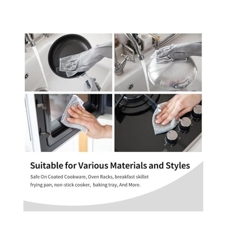 Non - Scratch Dish Wash Cloth Pack of 10 - SHL0151