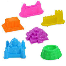 Six Piece Sand Molds Toys – Creative Fun for Kids at Playtime