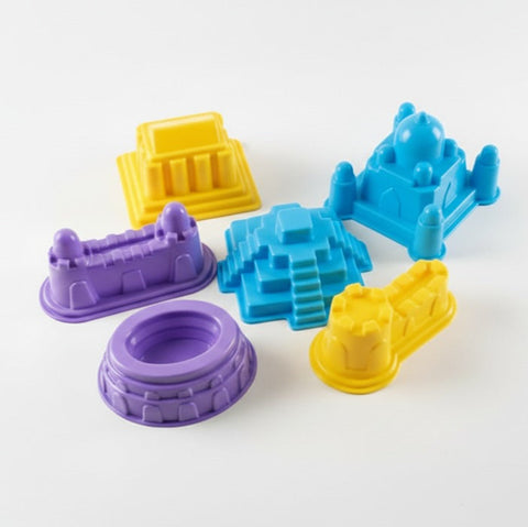 Six Piece Sand Molds Toys – Creative Fun for Kids at Playtime