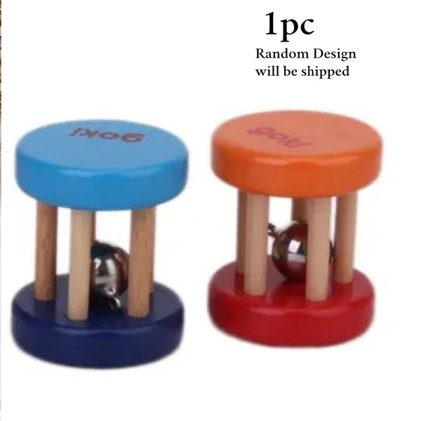 Single bell rattle 1pc random design will be shipped - EKT2593