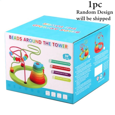 beads around the tower colorful 1Pc Random Design Will Be Shipped - EKT2837