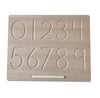 1 Wooden 0 to 9 numbers Tracing board will be shipped - EKW0283