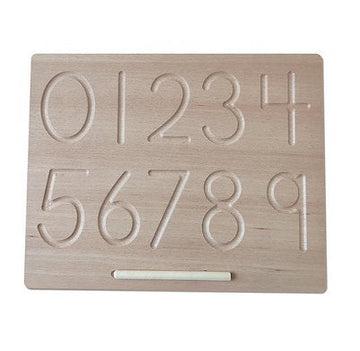 1 Wooden 0 to 9 numbers Tracing board will be shipped - EKW0283