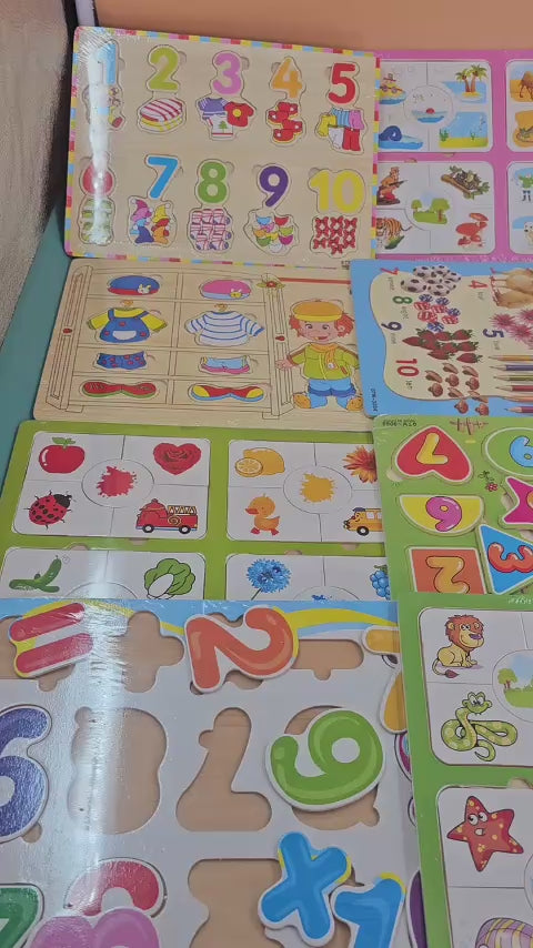 Wooden Matching Puzzle - Birds - EKT3108