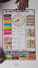 Wooden my first calendar with Velcro wall chart - EKW0254