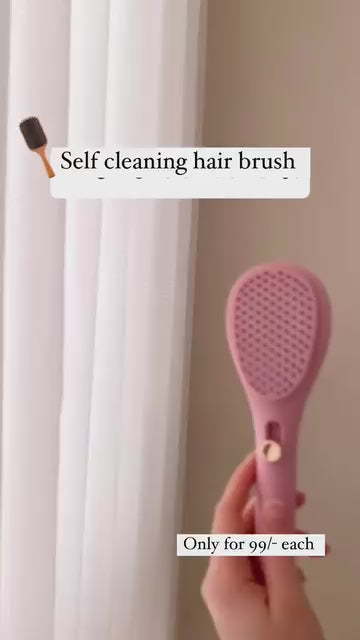 Self - Cleaning Anti - Static Massage Comb - SHL0147