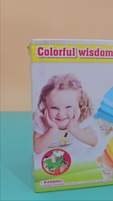 Extrokids colorful wisdom shape column - EKT2046