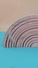 Extrokids 12 Pc Wooden Natural Rainbow Stacker Toy - Large - EKT1922