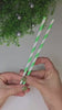 Paper Straw Glitter Shaded 25pcs Random Design Will Be Shipped - EKC2129