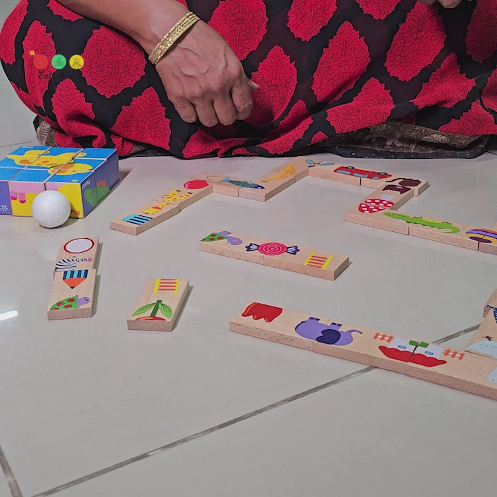 Wooden Dominos for Kids | Fun & Creative Domino Set