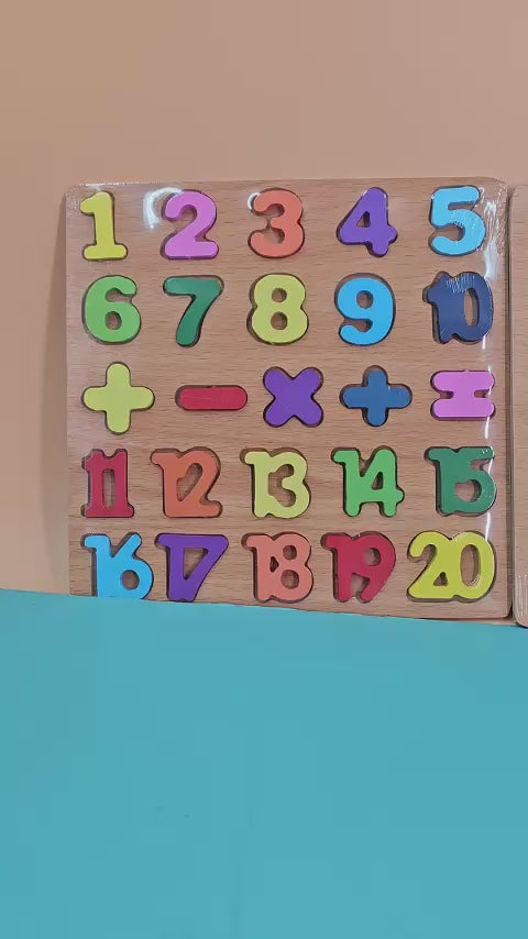 Wooden 8*8 puzzle - upper case alphabet - EKT2334