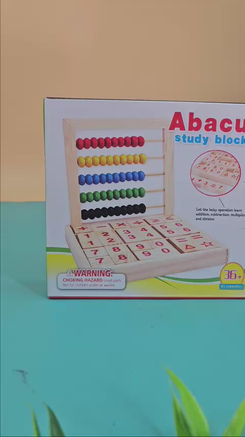 Wooden Math Abacus Learning Kit - EKT2151