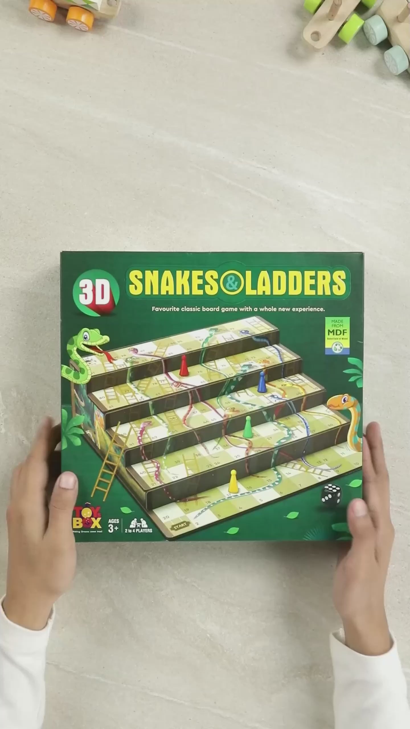 3D Snake And Ladder Family Games - EKT3591