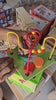 Wooden Multi-Functional Beads Game Puzzle with Cogwheel, Sorting, & Clock Toy