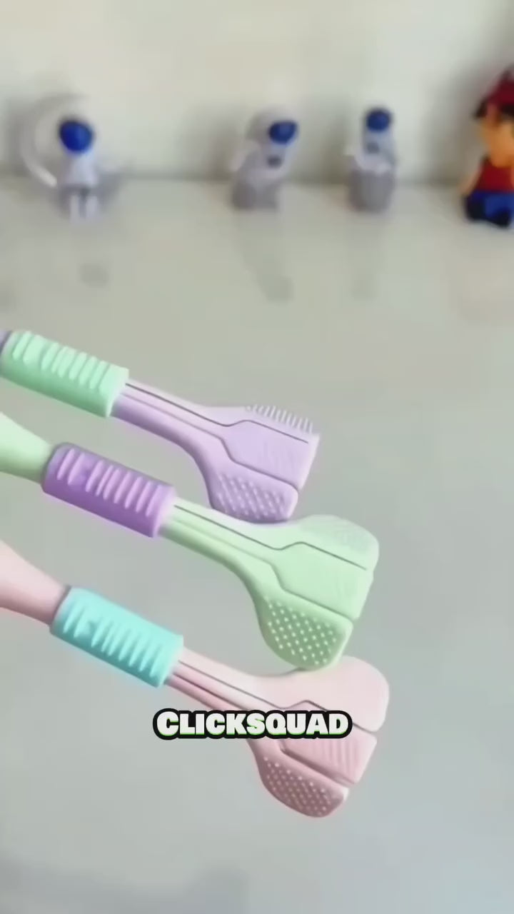 3 - Sided Toothbrush Pack Of 4 - SHL0139