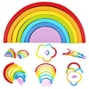 Wooden 7 Pc Rainbow Stackers - EKT1488