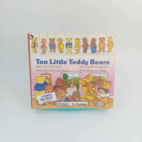 Ten little teddy bears - BKLT30151