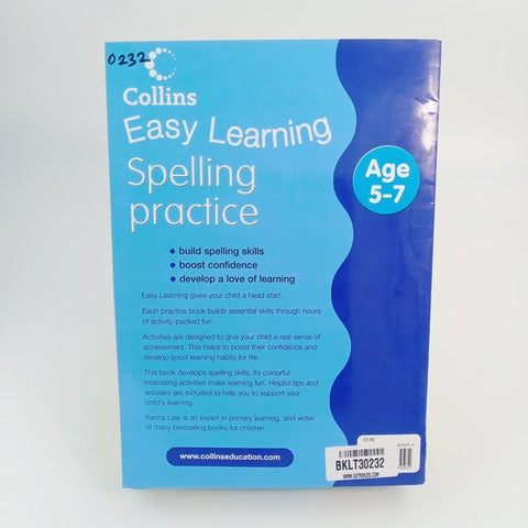 Easy learning Spelling Practice - BKLT30232