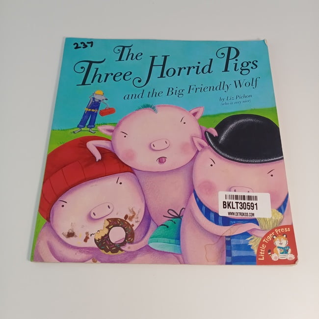 the three horrid pigs and the big friendly wolf - BKLT30591 – Extrokids