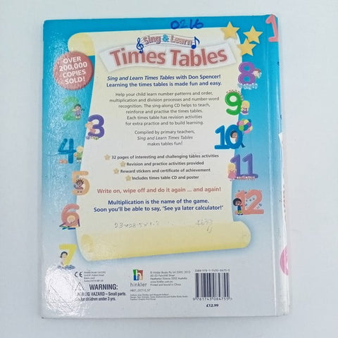 times tables - BKLT31061