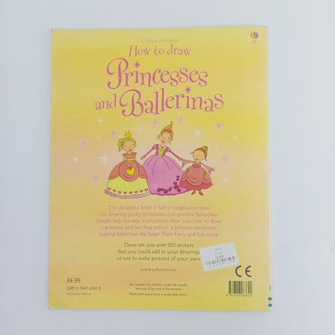 how to draw pricesses and ballerinas - BKLT31080