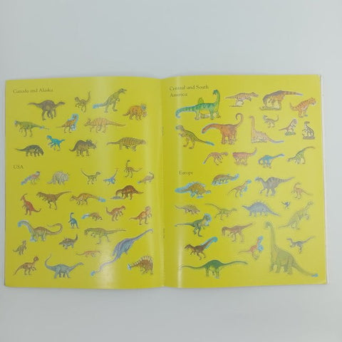 dinosaur sticker atlas - BKLT31087