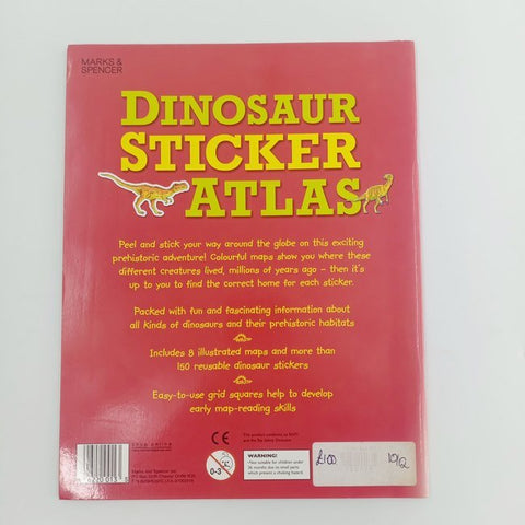 dinosaur sticker atlas - BKLT31087