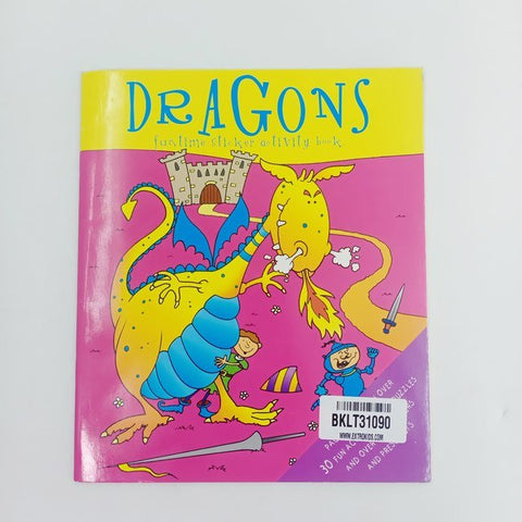 dragons stickers activity book - BKLT31090