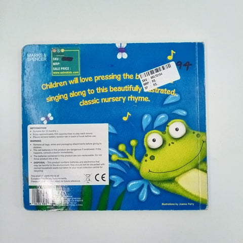 Five little speckled frogs - BKLT31100