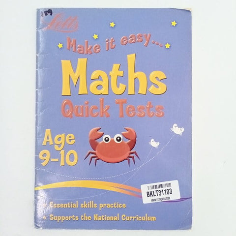 Make it easy maths quick tests - BKLT31103