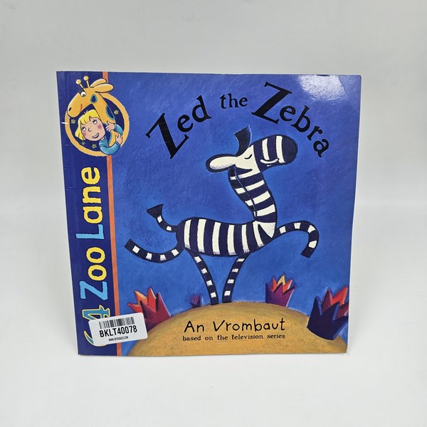 Zed Rips Book Zed The Zebra - BKLT40078 – Extrokids