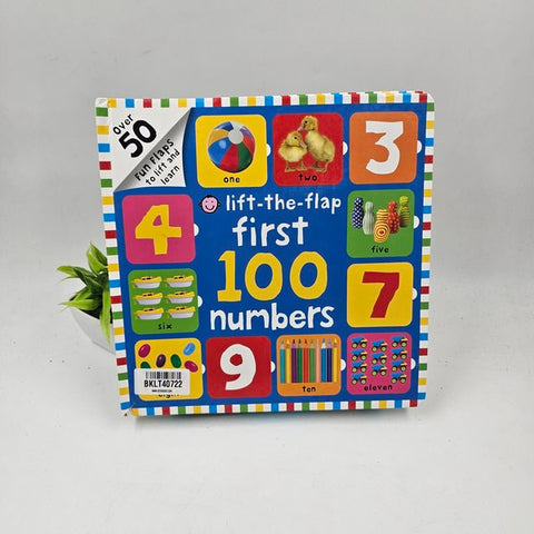 Lift The Flap First 100 Numbers - BKLT40722