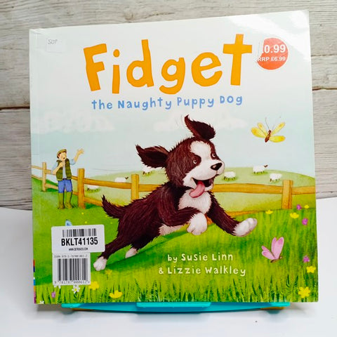 Fidget The Naughty Puppy Dog  - BKLT41135