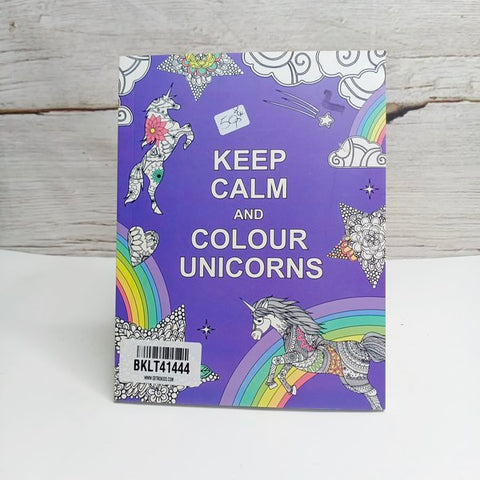 Keep Calm An Dcolor Unicorns - BKLT41444