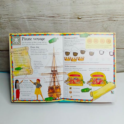 Maths Sticker Workbook Subtraction - BKLT41598