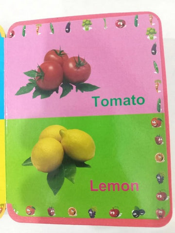 Fruits and vegetables Foam book - BKN0068