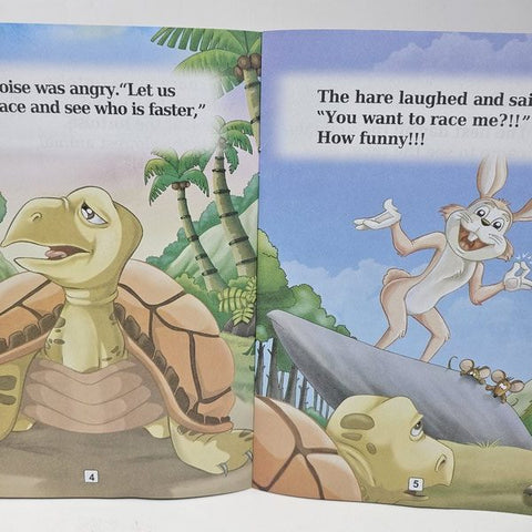 The Hare And The Tortoise Story Book - BKN0077