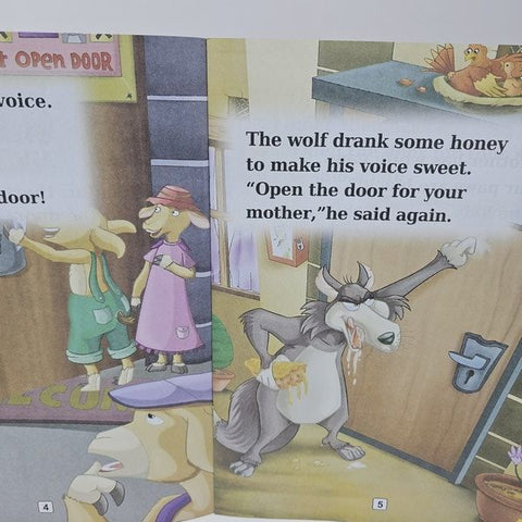 The Wolf And The Seven Little Kids Story Book - BKN0081